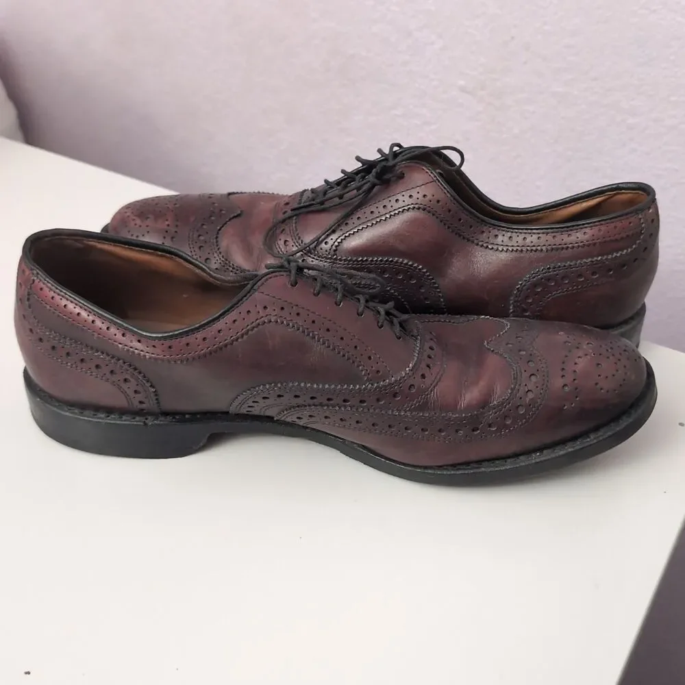 Allen Edmonds Mcallister Wingtip Oxford Dress Shoe Mens Size 9 D  Retail $450